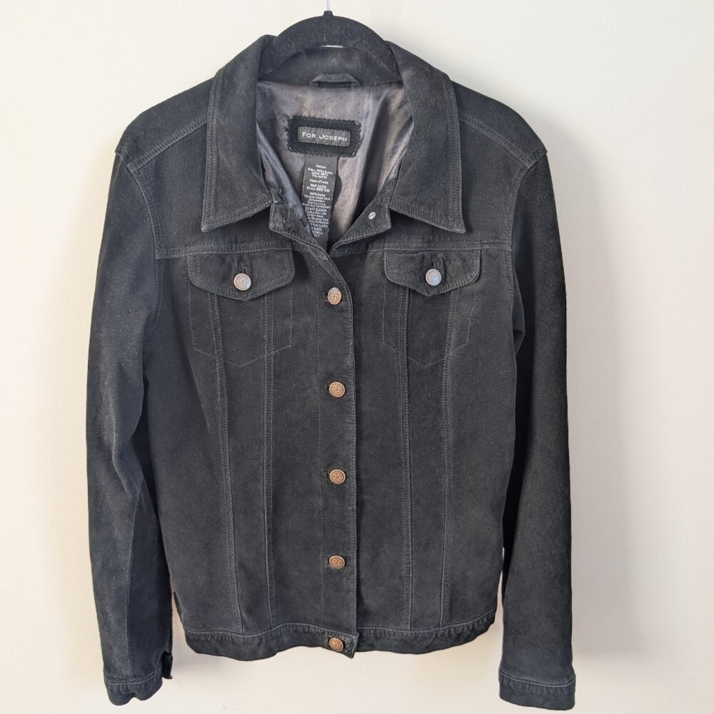 Black Suede Leather Jacket